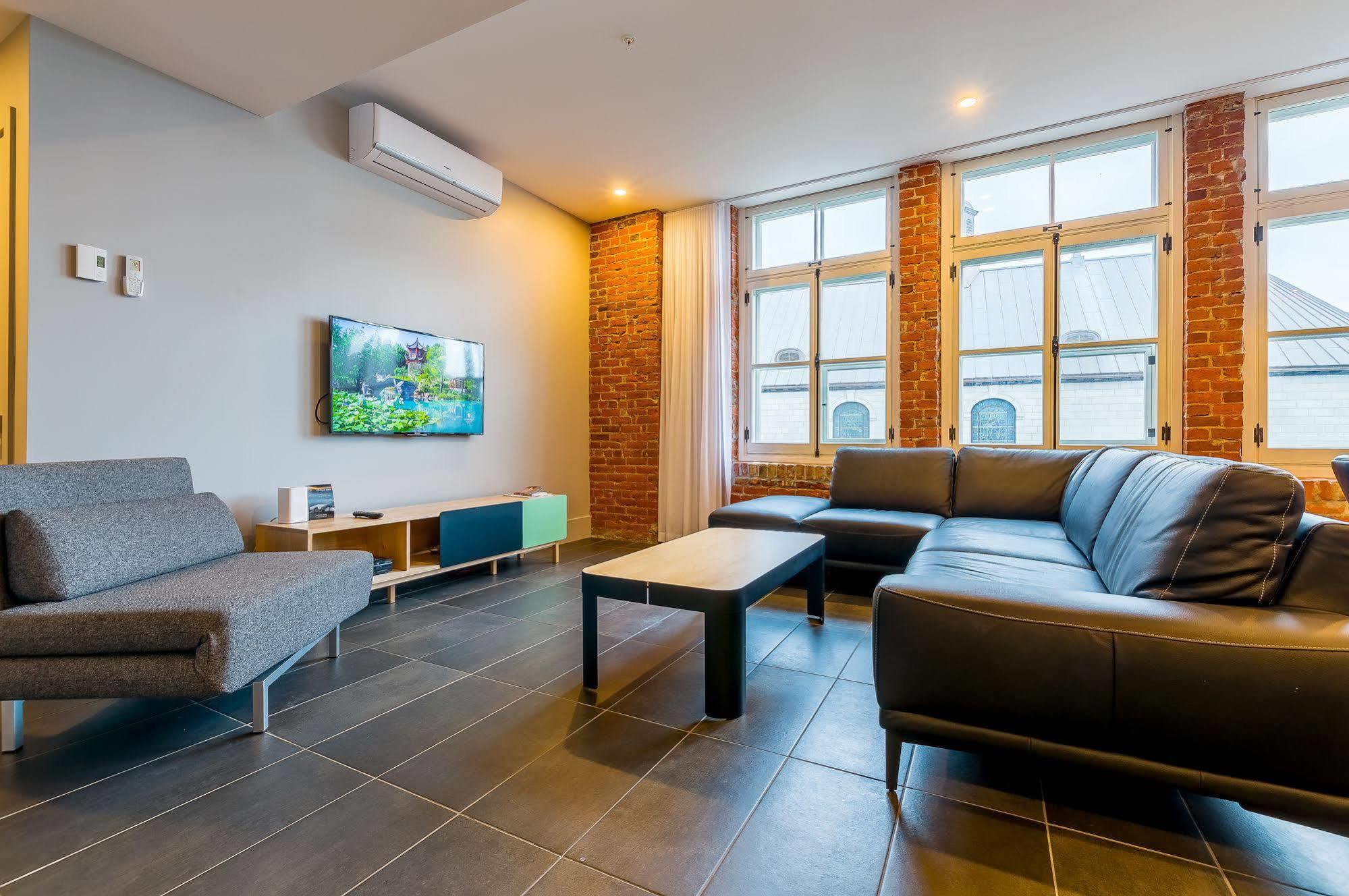 דירות Les Lofts Du Tresor - Par Les Lofts Vieux-Quebec מראה חיצוני תמונה