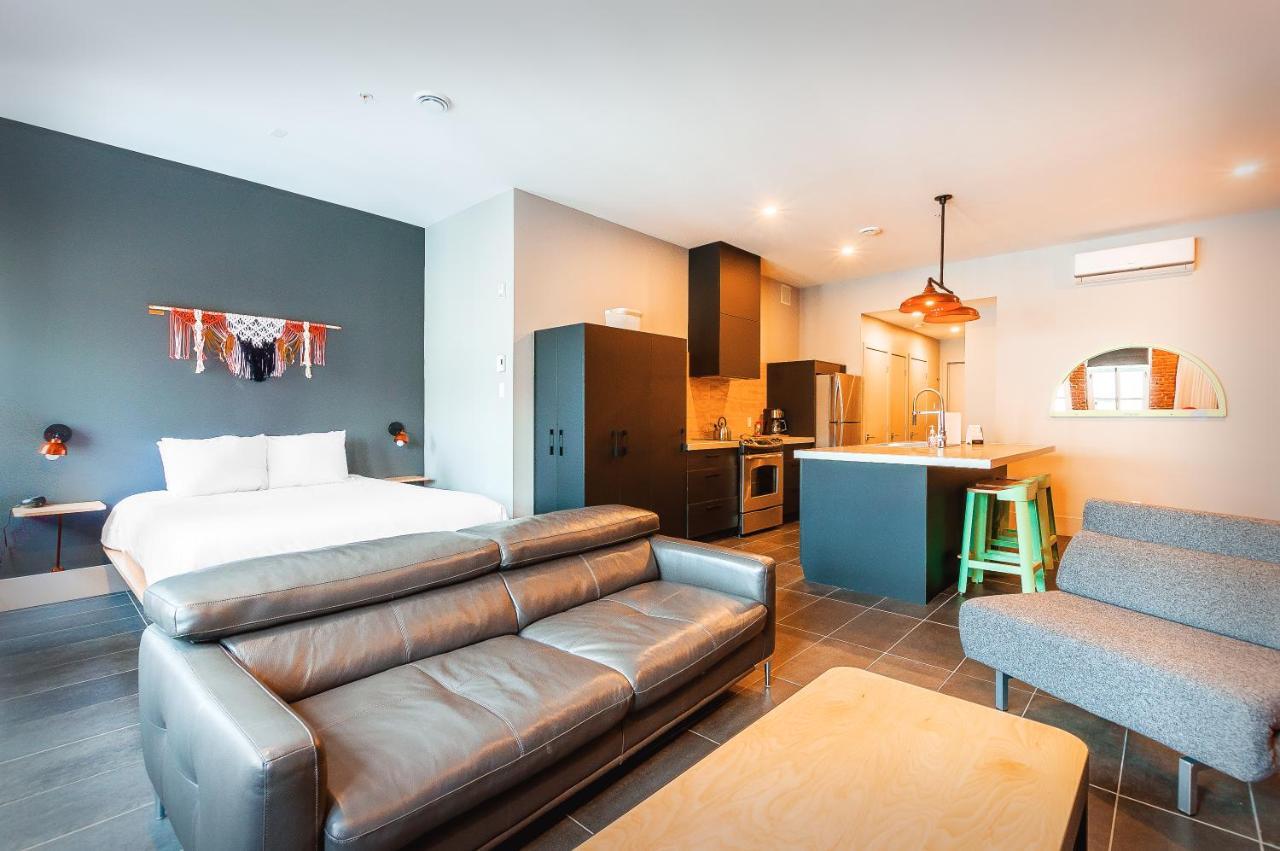 דירות Les Lofts Du Tresor - Par Les Lofts Vieux-Quebec מראה חיצוני תמונה