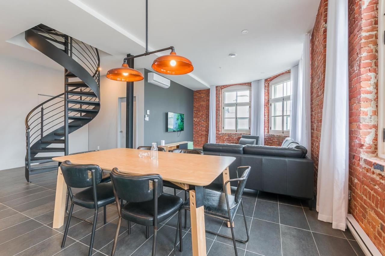 דירות Les Lofts Du Tresor - Par Les Lofts Vieux-Quebec מראה חיצוני תמונה